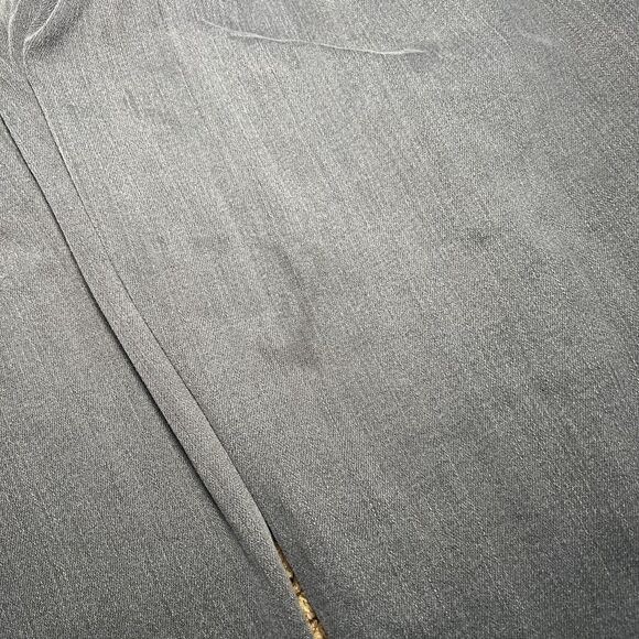 Eddie Bauer Boyfriend Relaxed Fit Jeans Womens 18 Tall Faded Gray Fleece Lined - Picture 7 of 8